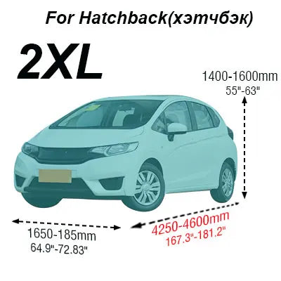 Full Car Cover for Sedan Hatchback SUV | All-Weather UV Sun Rain Snow Ice Protection lifestyle view
