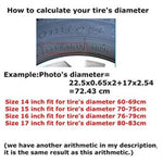 Custom Spare Tire Cover for SUV Truck Jeep | Mountain River PVC 13-18 Inch detail view
