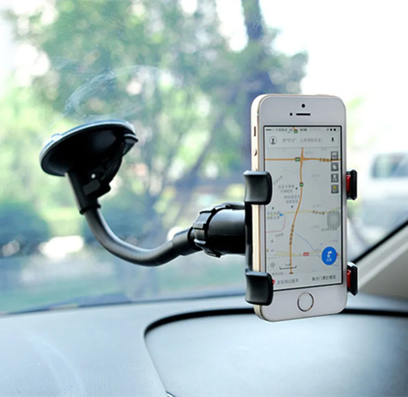 Crouch Car Phone Holder 360 Degree Flexible Dashboard Windshield Desk Stand alternate view