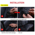 SEAMETAL PU Leather Car Seat Cover Universal Vehicle Seat Cushion Anti Slip Chair P additional angle