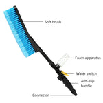 LEEPEE Long Handle Car Wash Cleaning Brush Retractable Water Flow Switch Foam Bottle Car detail view