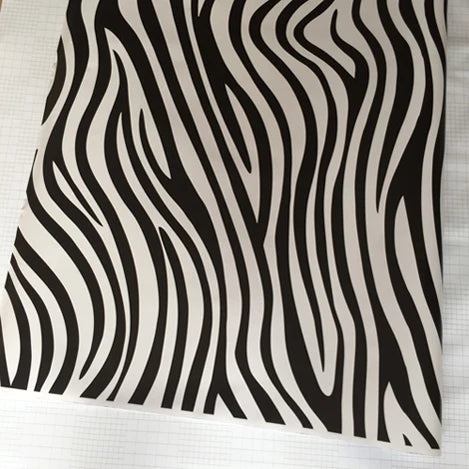 Camouflage Black White Zebra Vinyl Wrap Film Self Adhesive Decal Sticker Car Motorc additional angle