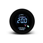 Dynoracing 52mm 20 LED Digital Car Gauge | Multipurpose 12V Auto Meter close-up view