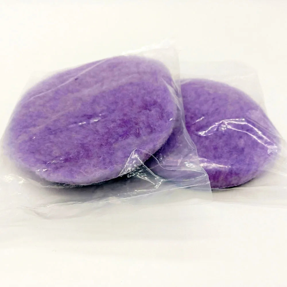 3/4/5/6/7 Inch Purple Wool Polishing Pad for Car Polisher | High Density Lambswool additional angle