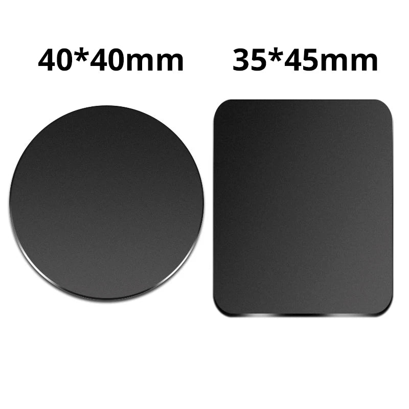 Metal Plate Sticker for Magnetic Car Phone Holder | Universal Iron Sheet Disk Mount lifestyle view
