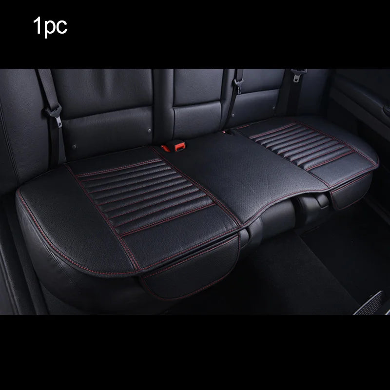 SEAMETAL PU Leather Car Seat Cover Universal Vehicle Seat Cushion Anti Slip Chair Prot close-up view