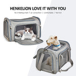 Soft Side Pet Carrier Backpack | Airline Approved Travel Bag for Small Dogs and Cats detail view