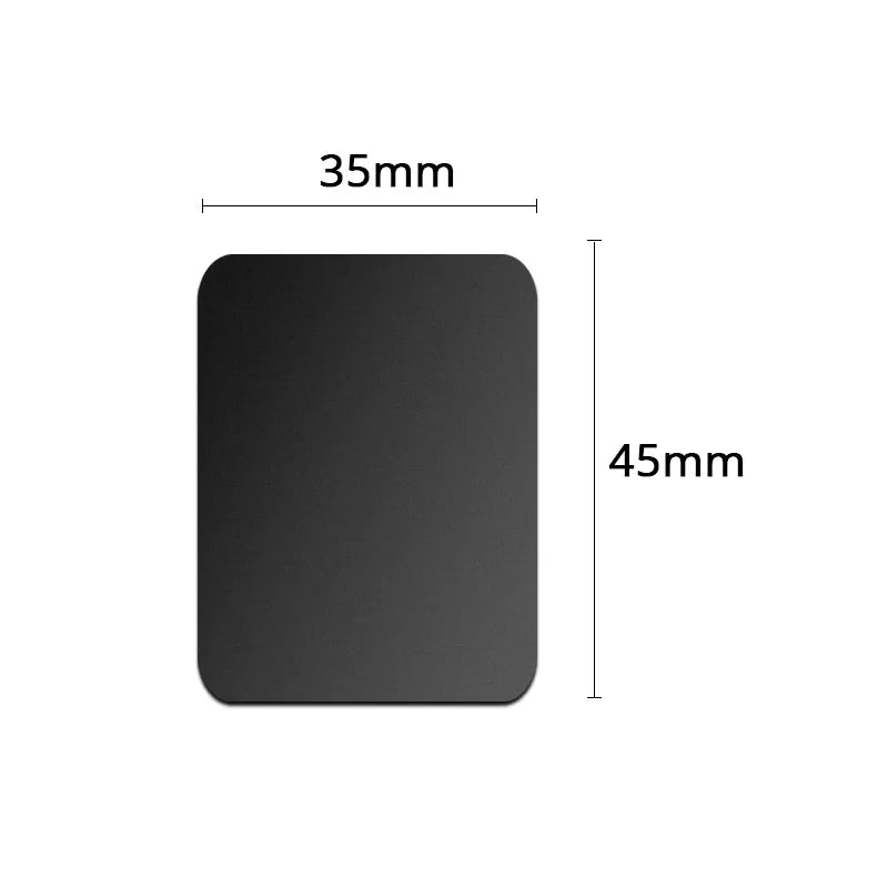 Metal Plate Sticker for Magnetic Car Phone Holder | Universal Iron Sheet Disk Mount close-up view