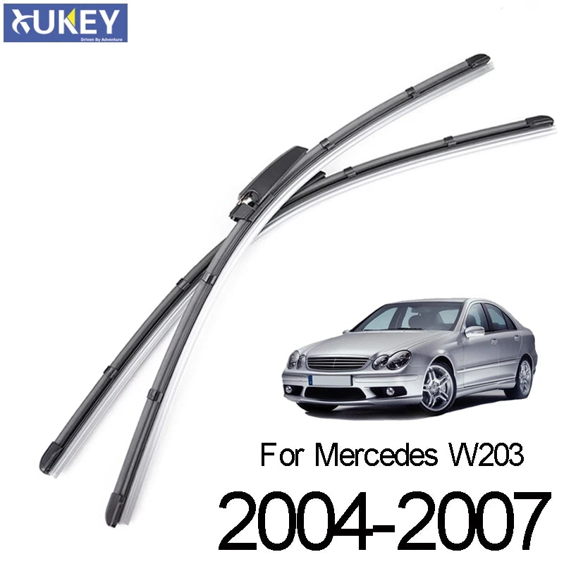 Xukey 2Pcs Front Wiper Blades for Mercedes-Benz C-Class W203 2004-2007 | Direct Replacement
