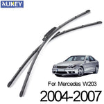 Xukey 2Pcs Front Wiper Blades for Mercedes-Benz C-Class W203 2004-2007 | Direct Replacement