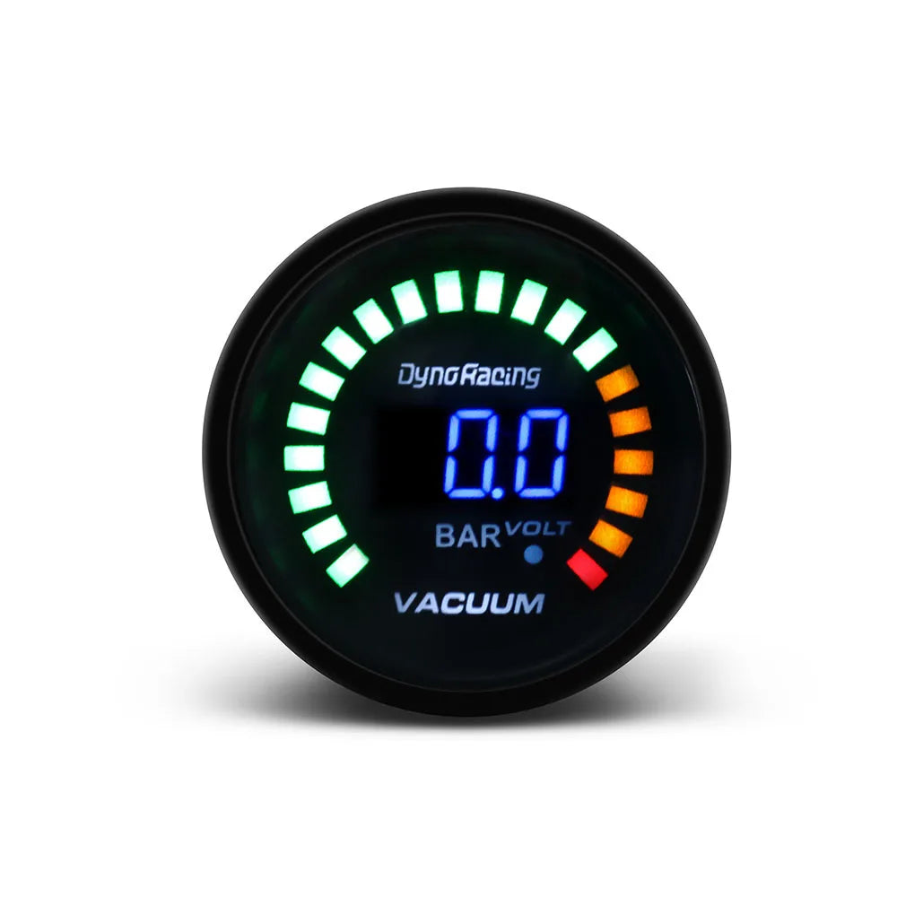 Dynoracing 52mm 20 LED Digital Car Gauge | Multipurpose 12V Auto Meter lifestyle view