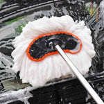Cleaning Car Wash Brush Soft the head of Wiping Mop Replace Vehicle Telescoping Handle Cleaning Tool