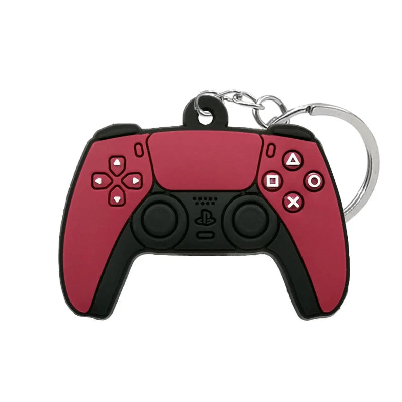 1PCS PVC new style Game Machine Keychain & Keyring Cute Gamepad Joystick Key Chain Ke lifestyle view