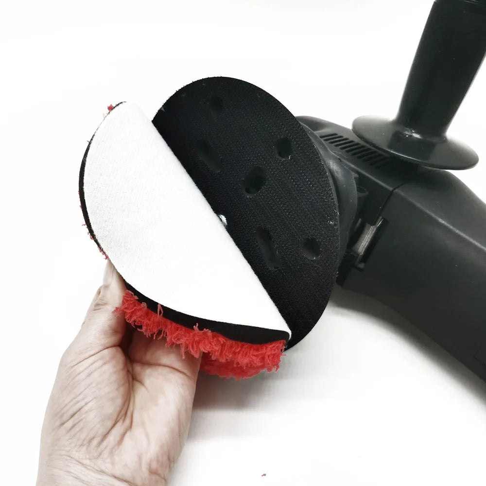 Microfiber Polishing Pad 3/4/5/6/7 inch | Car Body Polish Wheel for DA/RO Polisher additional angle