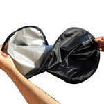 Silver Foldable Windshield Sun Shade Cover lifestyle view