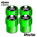 Aluminum Valve Stem Caps 4-Pack | Dust Covers for Car, Truck, Bike, Motorcycle alternate view