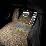 Car Floor Mat Foot Heel Scuff Plate Non-slip Carpet Patch Auto Alloy Silver Cover Ant alternate view