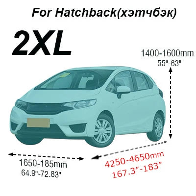 Cawanerl Waterproof Camouflage Car Cover | Full Outdoor Protection for SUV Sedan Ha additional angle