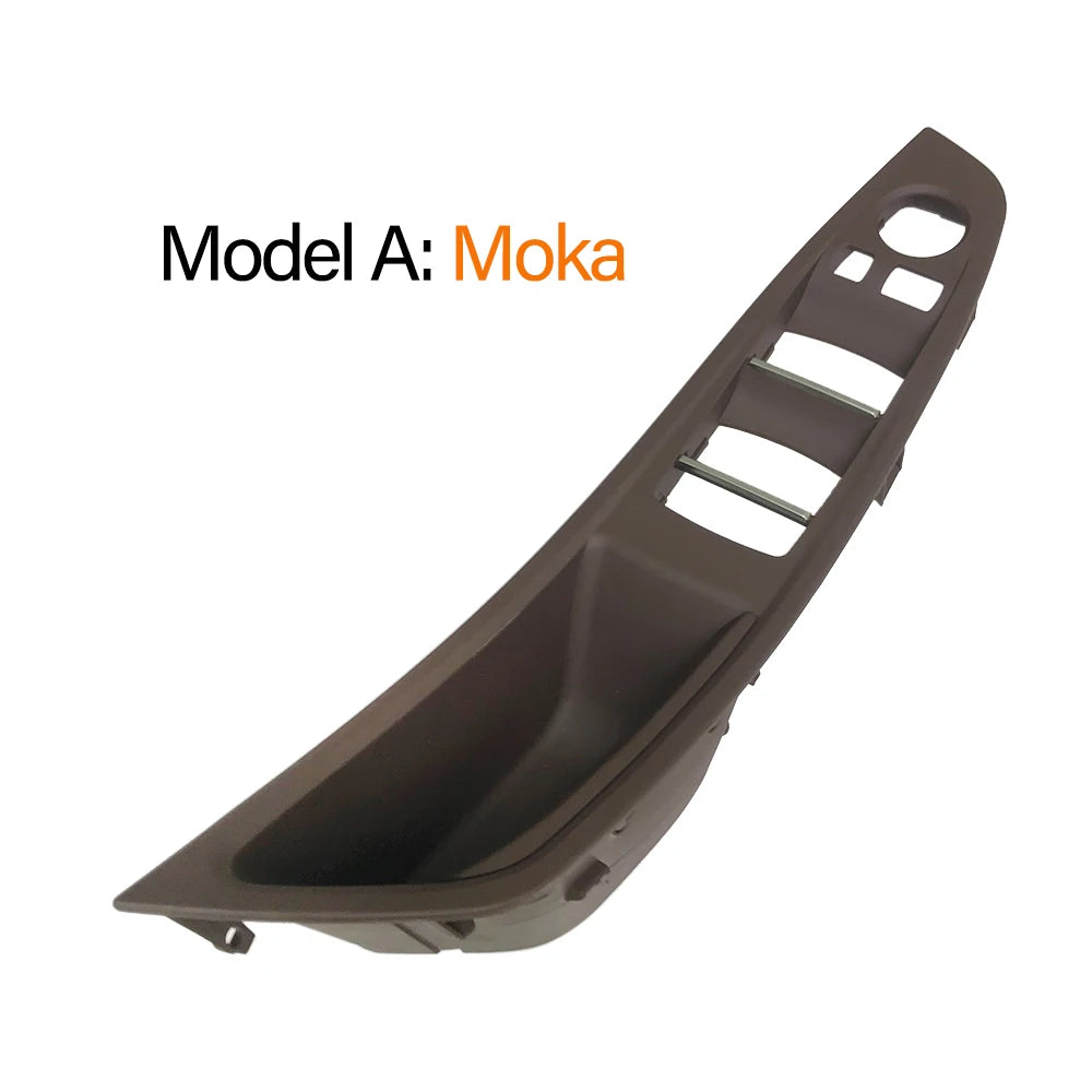 Front Left Beige Black Brown Car Interior F10 Door Armrest Panel Door Handle Replac additional angle