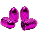AUTCOAT Universal Aluminum Tire Valve Stem Caps for Car Truck Bike | 4 Pack Dust Cove alternate view