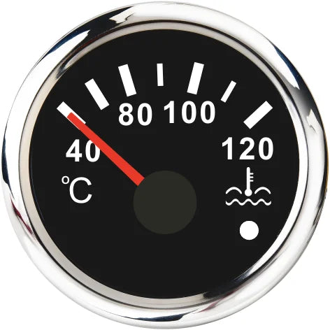 52mm 2 Inch Marine Boat Gauge Set | Oil Pressure Water Level Fuel Temperature Voltmeter detail view