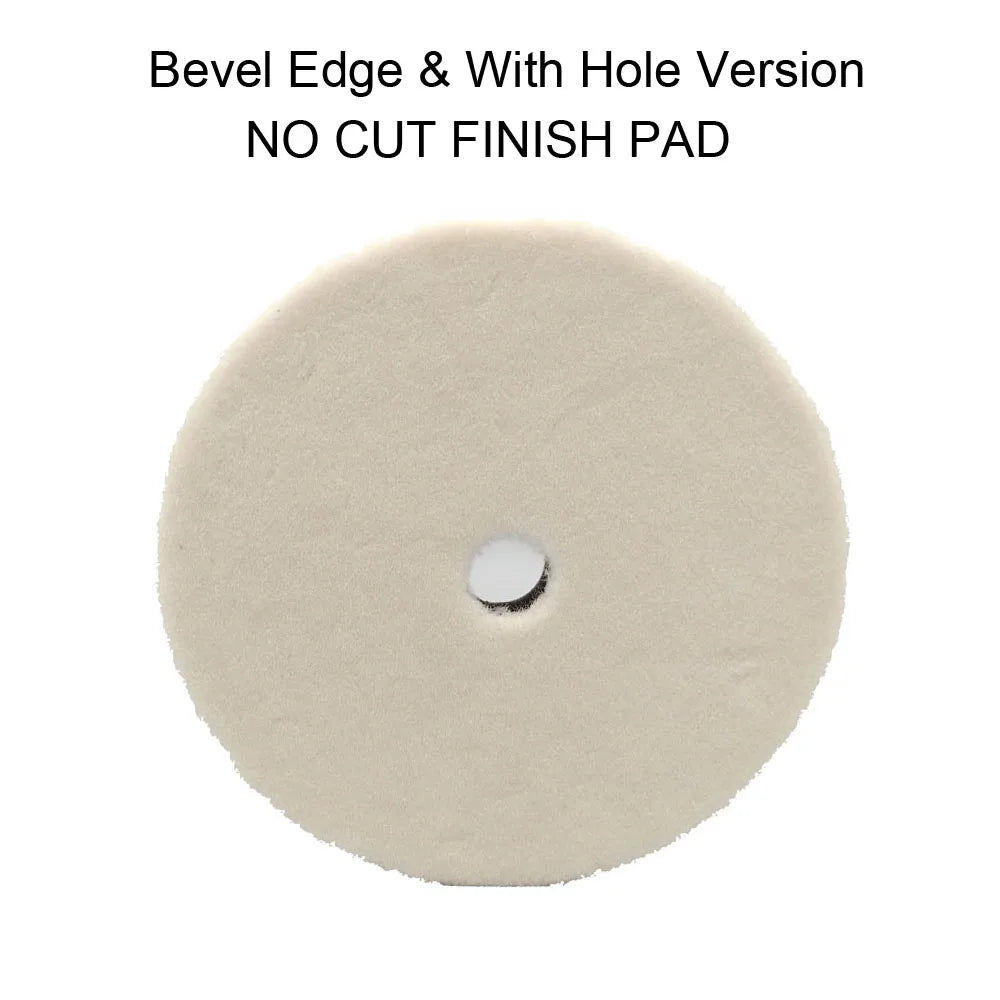 CDWTS 3/4/5/6 Inch Japan Wool Polish Pad for DA RO Car Polisher | Cutting Pad for Car Cl detail view