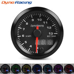 Dynoracing 2 Inch 52mm 7 Color LED Dual Display Car Gauge Set | Boost Water Oil Temp lifestyle view