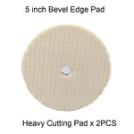 HUTU 5 Inch Wool Polishing Pad | Car Body Polishing Wool Wheel for Polisher alternate view