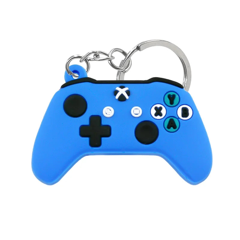 1PCS PVC new style Game Machine Keychain & Keyring Cute Gamepad Joystick Key Chain Keych detail view