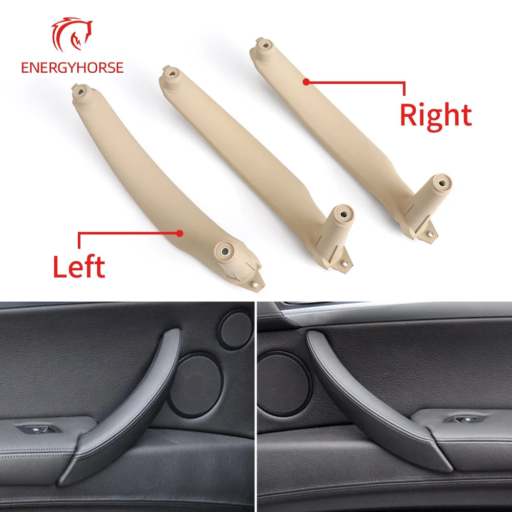 Interior Left Right Passenger Door Pull Handle Inside Cover Panel Trim Replacement For close-up view