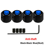 AUTCOAT Anti-theft Middle Finger Tire Valve Dust Caps | Universal Fit for Cars Trucks alternate view