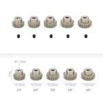 5PCS 32DP 48DP 64DP M0.6 3.175mm Metal Aluminium Pinion Motor Gear Set 12T-50T for 1/ alternate view
