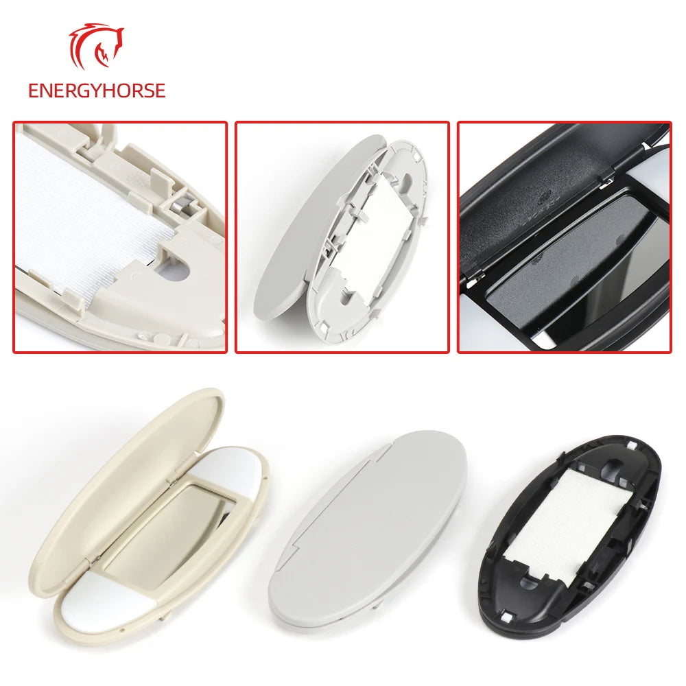 Car Sun Visor Sunshade Panel Housing Vanity Mirror Cover For MINI Cooper S One D JCW R55 R56 R57 R59 R60 51167316833