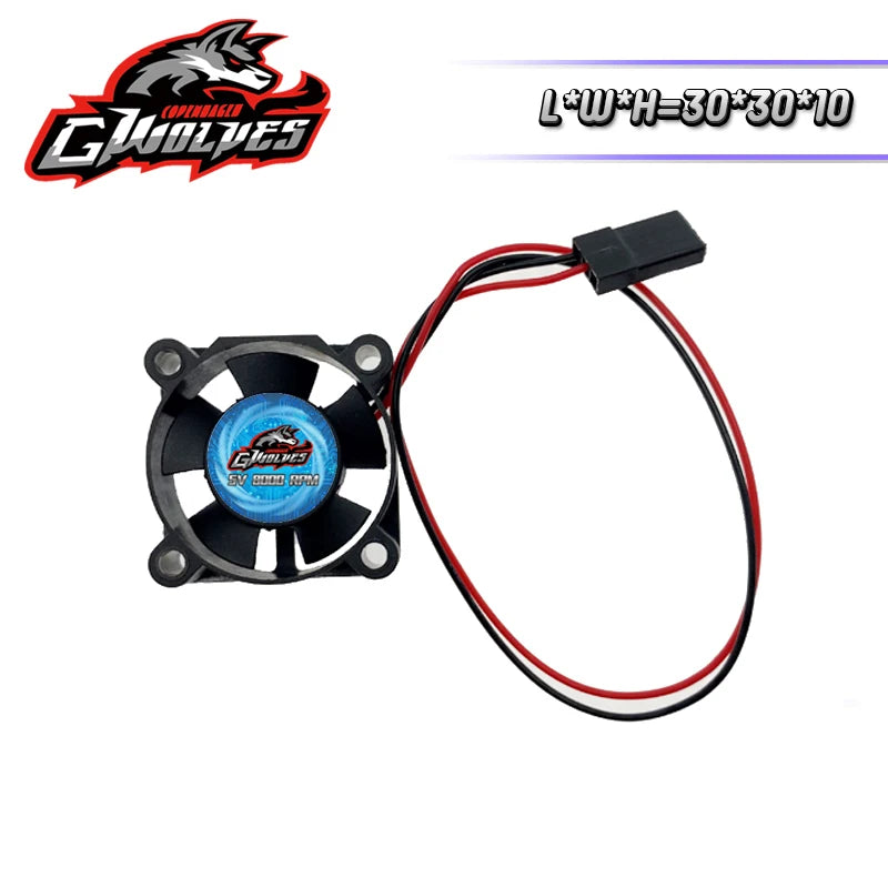 RC Fan 25/30/35/40mm 8000RPM 5V-7V DC ABS Futaba Plug lifestyle view