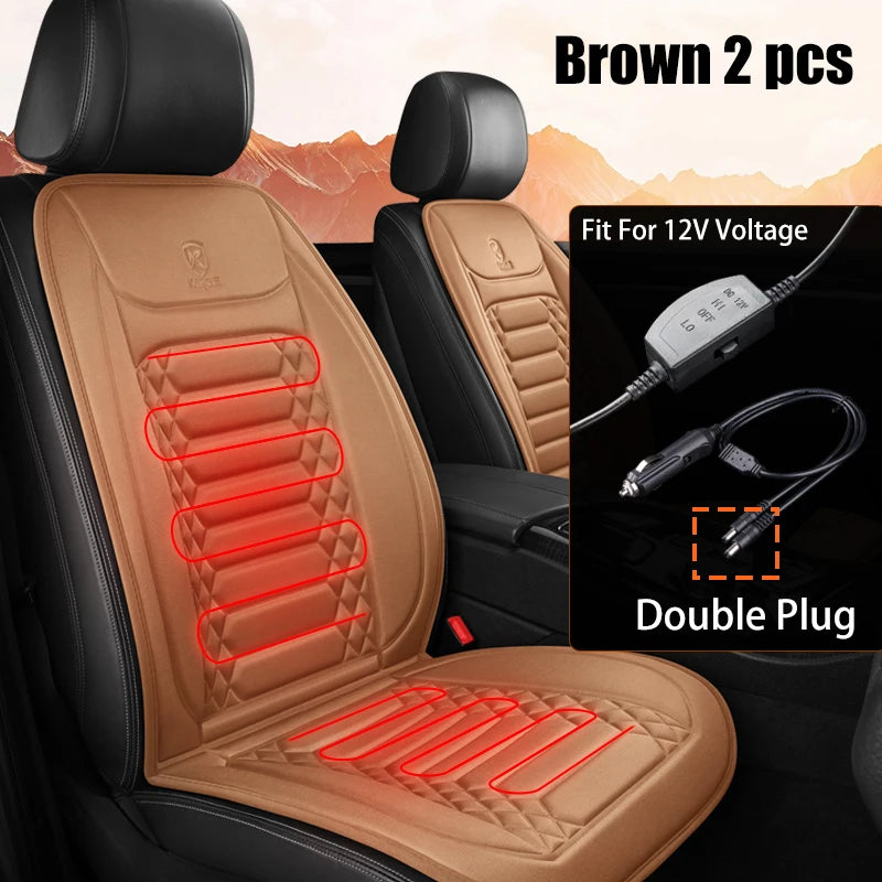 12V Winter Heated Car Seat Cushion Cover alternate view