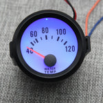 52mm Blue LED Water Temp Gauge | Universal Racing Radiator Sensor Kit detail view