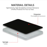 Car Seat Cover Airbag Compatible Ventilation Cloth Protect Seat Universal Beige Interior Accessories For 1/2/5/7 Seats