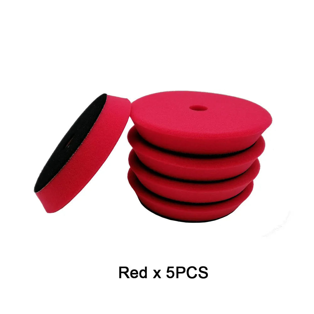 HUTU 3/5/6 Inch Polishing Pad Set | Europe Sponge Foam for Dual Action Polisher additional angle