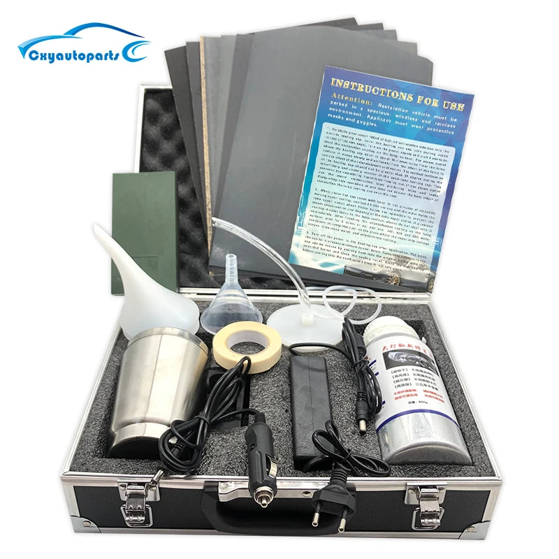 Headlight Polishing Kit Polish Car Headlights 800ML Liquid Polymer Faros Car Headlight Restoration Polish Car Headlamp Polish