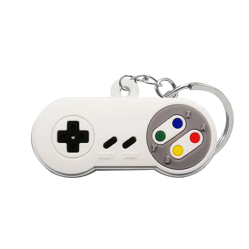 1PCS PVC new style Game Machine Keychain & Keyring Cute Gamepad Joystick Key Chain Keych detail view