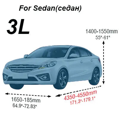 Cawanerl Waterproof Camouflage Car Cover | Full Outdoor Protection for SUV Sedan Hatch close-up view