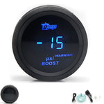 52mm Car Digital Gauge Set | Turbo Boost Water Temp Oil Pressure Voltmeter EGT Tachome close-up view
