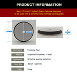 HUTU 5 Inch Wool Polishing Pad | Car Body Polishing Wool Wheel for Polisher additional angle