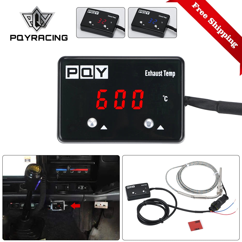 Exhaust Gas Temperature Gauge Digital with Sensor | EGT Monitor Kit for 4WD Hilux Patrol Turbo Diese