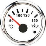 52mm 2 Inch Marine Boat Gauge Set | Oil Pressure Water Level Fuel Temperature Voltmeter detail view