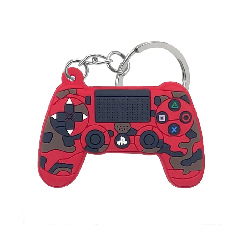 1PCS PVC new style Game Machine Keychain & Keyring Cute Gamepad Joystick Key Chain Keych detail view