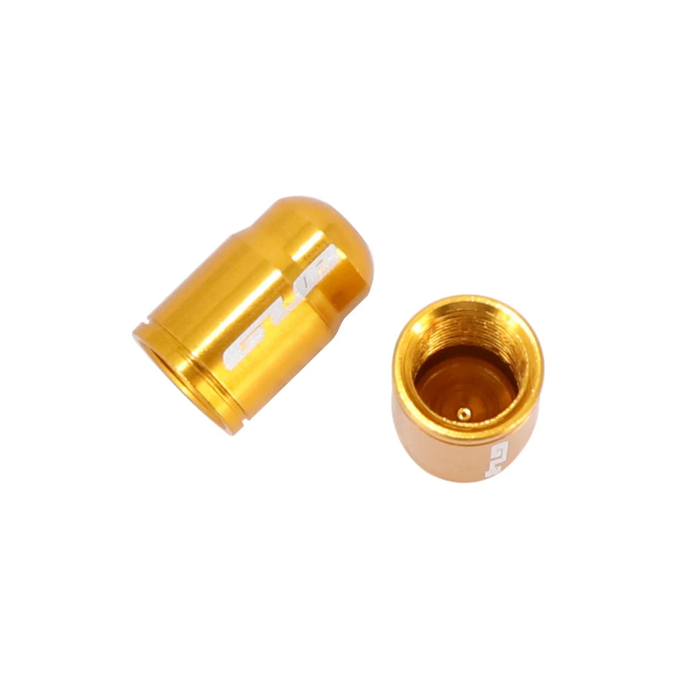 2pcs GUB Aluminum CNC Bicycle Tire Valve Cap MTB Road Bike Tube Tyre Gas Nozzle Cover lifestyle view