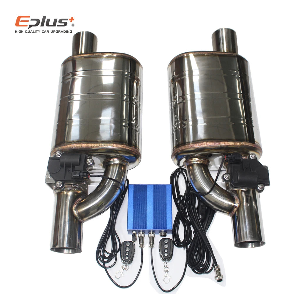 EPLUS Car Exhaust Electric Valve Control Kit | Universal Stainless Steel Muffler System