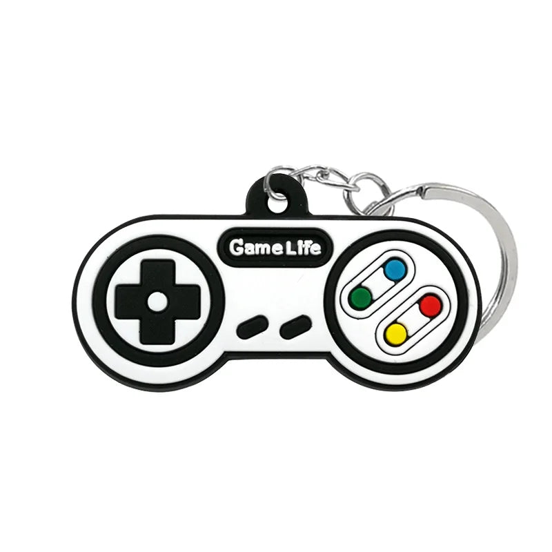 1PCS PVC new style Game Machine Keychain & Keyring Cute Gamepad Joystick Key Chain Keych detail view