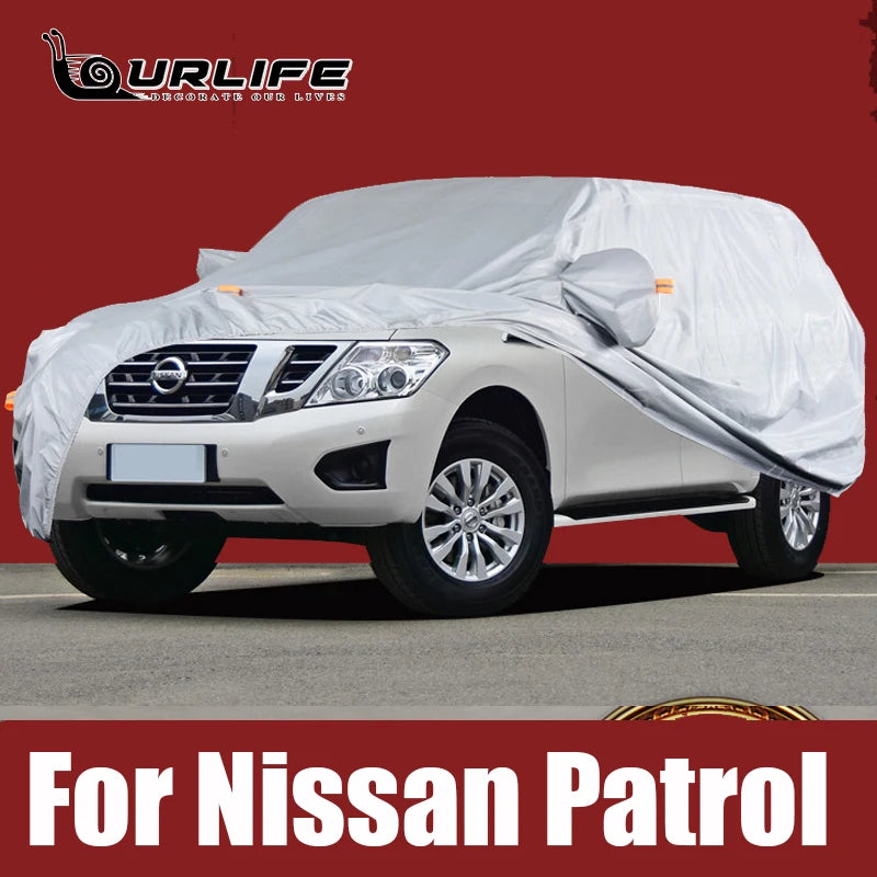Full Car Cover for Nissan Patrol Y60 Y61 Y62 | Outdoor UV Rain Snow Dust Protection